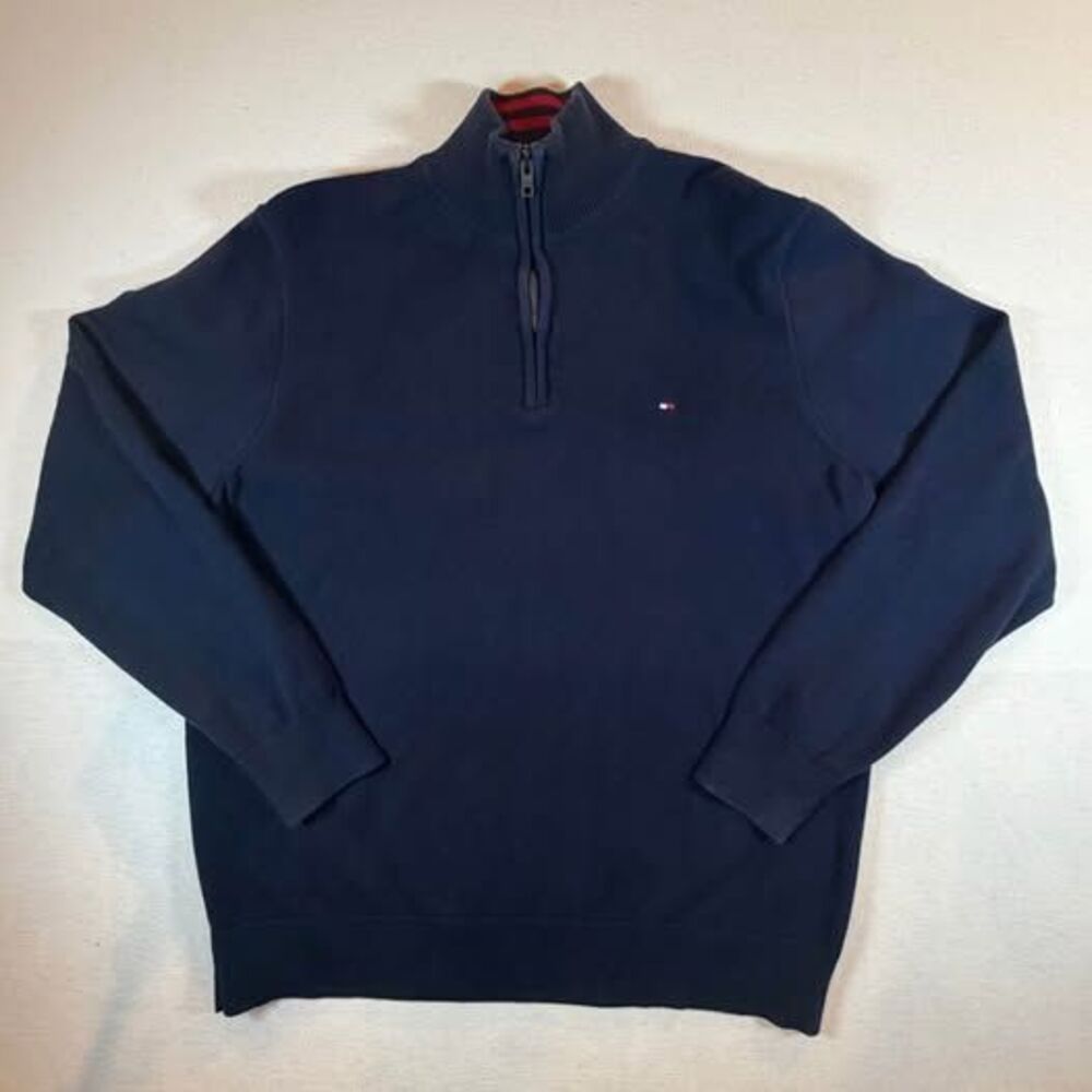 Tommy Hilfiger 1/4 Zip Pullover Sweater XXL